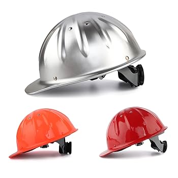 Amazon.co.jp: アルミ製ヘルメット、建設現場用ヘルメット、調節